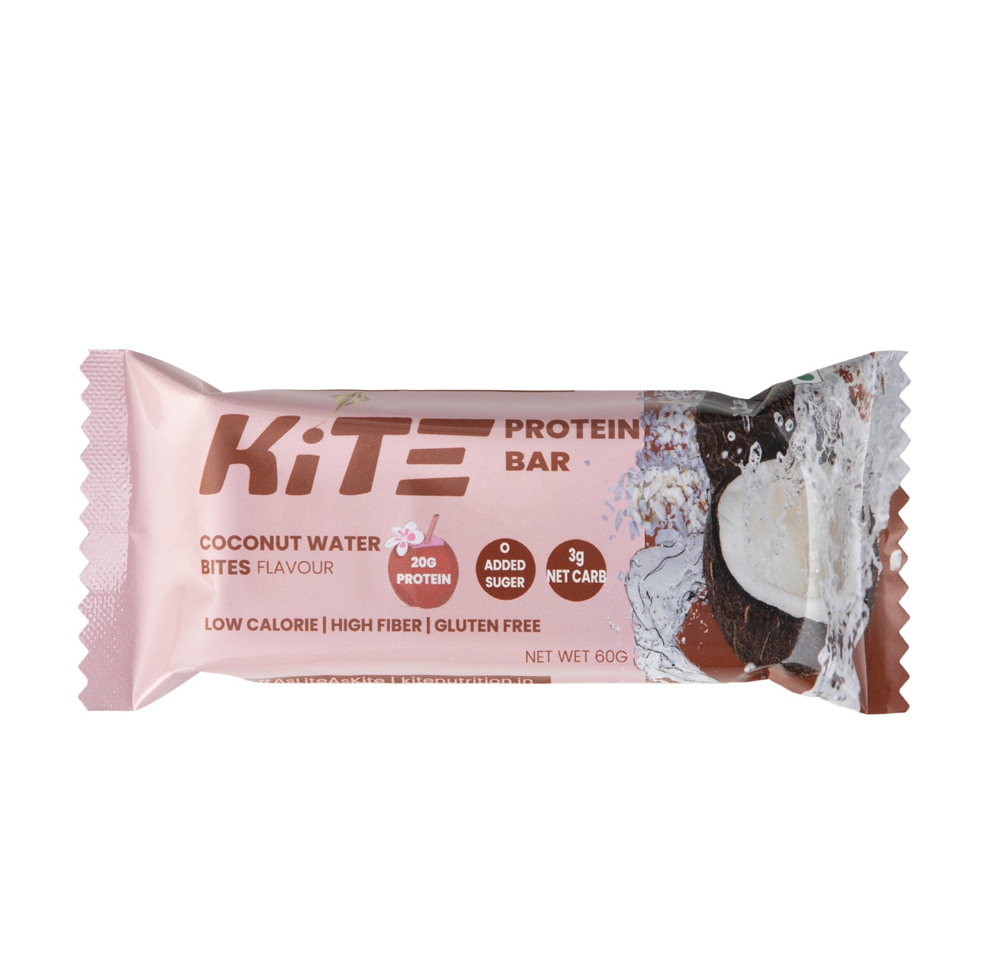 KiTE 20g Protein Bar (4 Bars, Variety Pack, No Added Sugar) | 170 cals | 4 Net Carbs | High fiber | Zero Added Sugar Protein Bars | High Protein Isolates | Made with Theobroma Cocoa butter |