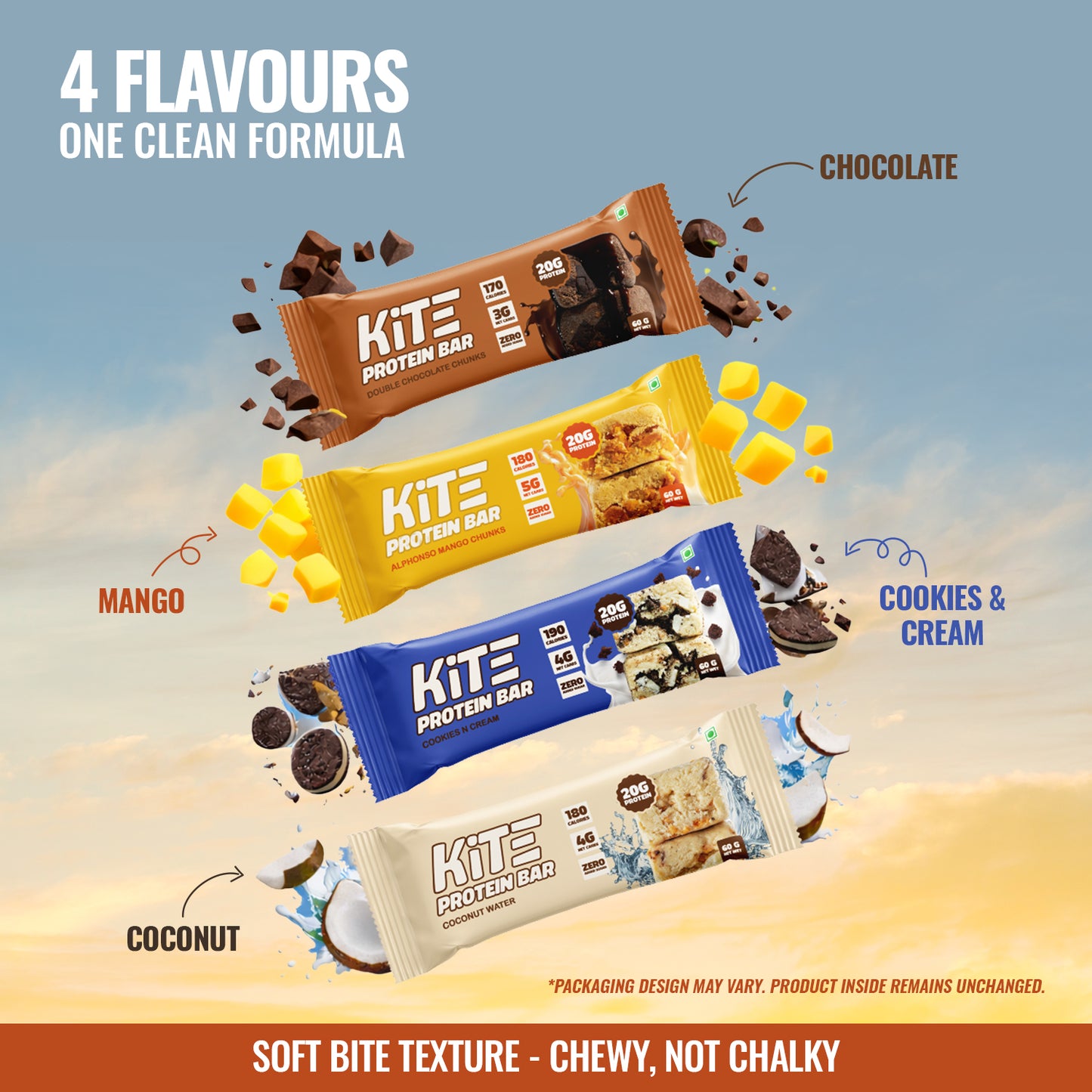 Alphonso Mango Chunks - KiTE Protein Bars - Subscription