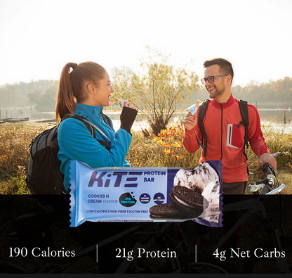 Cookies n Cream - KiTE Protein Bars