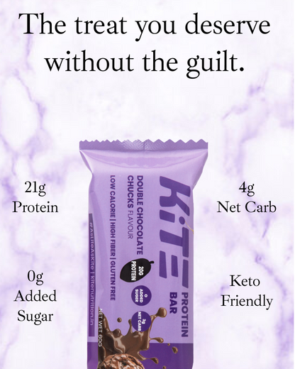 Double Chocolate Chunk - KiTE Protein Bars