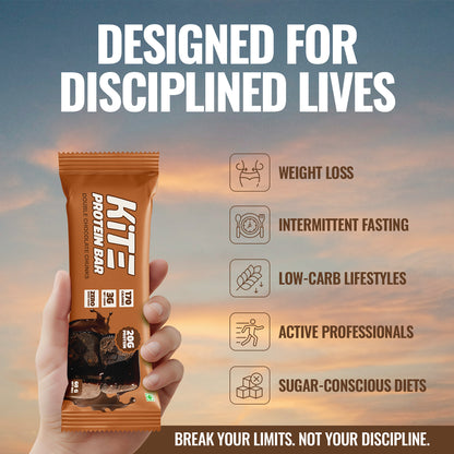 Double Chocolate Chunk - KiTE Protein Bars