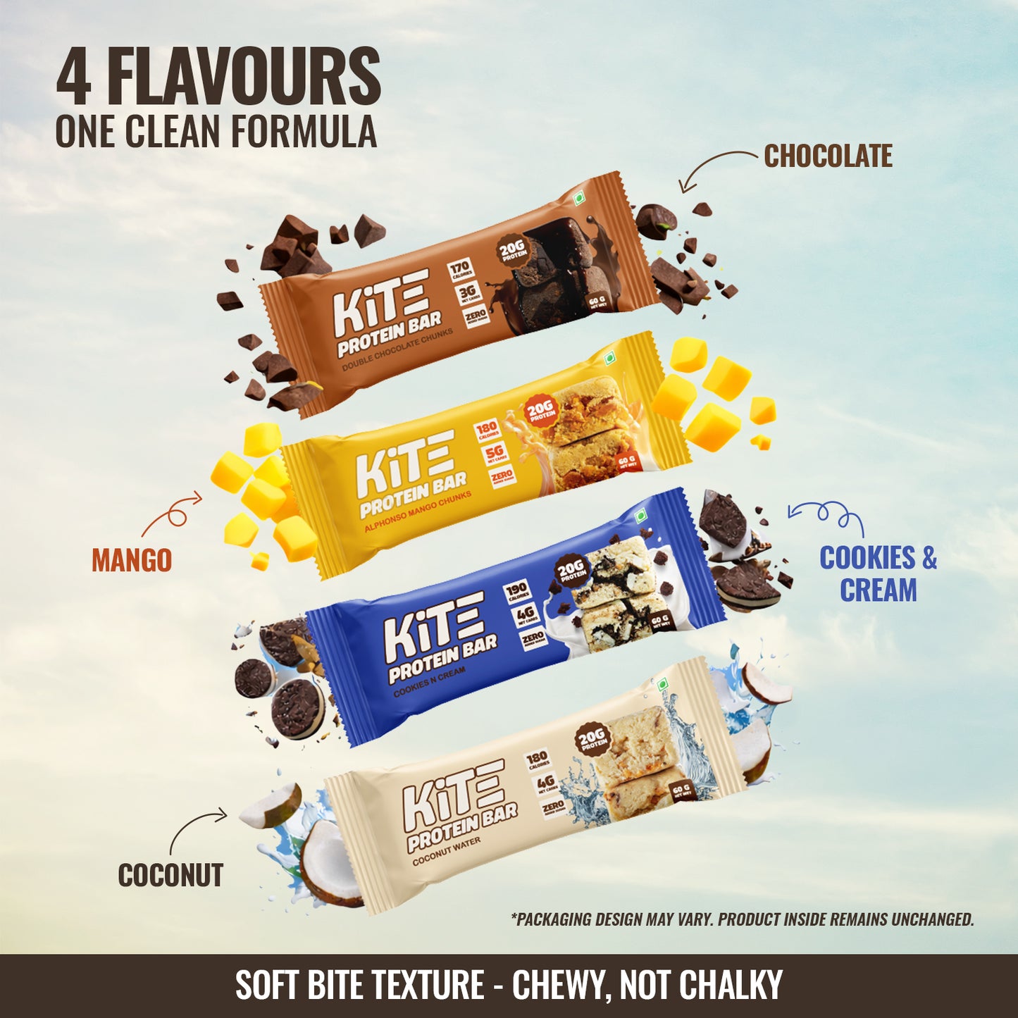 Coconut Water Bytes- KiTE Protein Bars