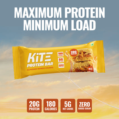 Alphonso Mango Chunks - KiTE Protein Bars - Subscription